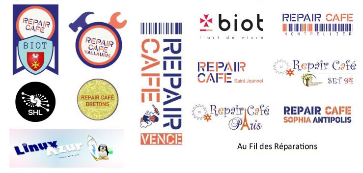 Participants du Repair café Géant du festival des Souffleur d'Avenir à Biot